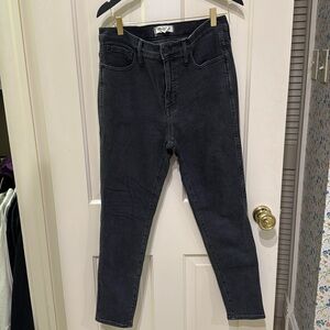 Madewell Black High Rise Skinny Jeans size 31